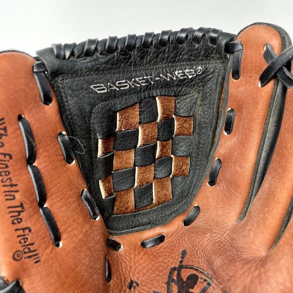 Rawlings Red-Brown & Black 12" Fastpitch Softball Glove Mitt RHT Leather - Picture 7 of 9